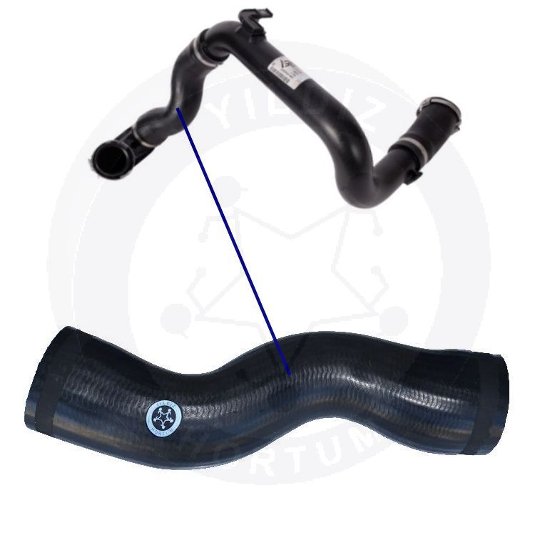 High-quality and reinforced Turbo Hose 1302531-2, compatible with Vauxhall/Opel 2nd image