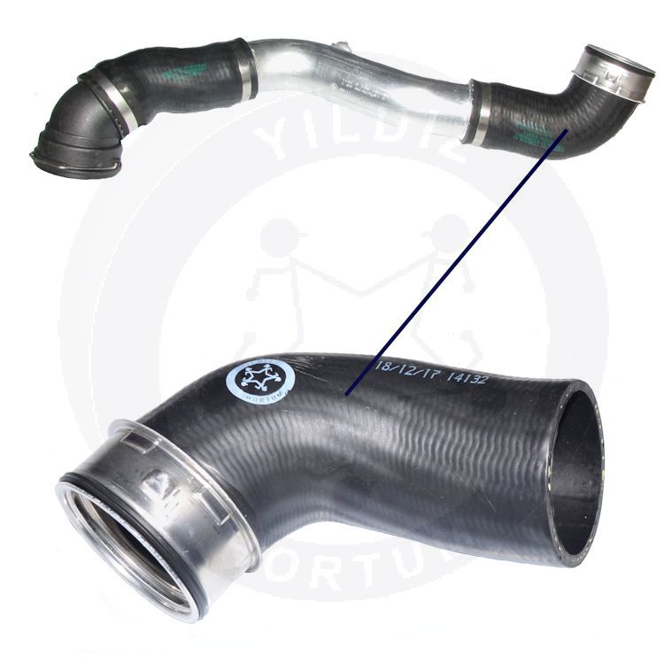 High-quality and reinforced Turbo Hose 11618506078-2, compatible with BMW 2nd image