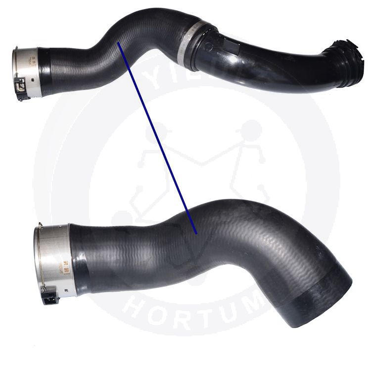 High-quality and reinforced Turbo Hose 13717597587, compatible with BMW 2nd image