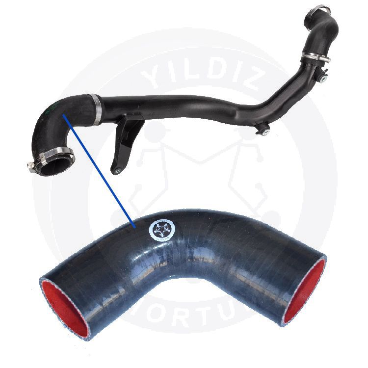 High-quality and reinforced Turbo Hose 13712753079-2, compatible with BMW 2nd image