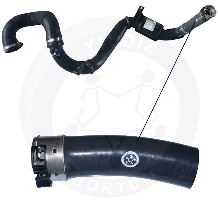 High-quality and reinforced Turbo Hose 144602126R-2, compatible with Vauxhall/Opel, Renault 2nd image