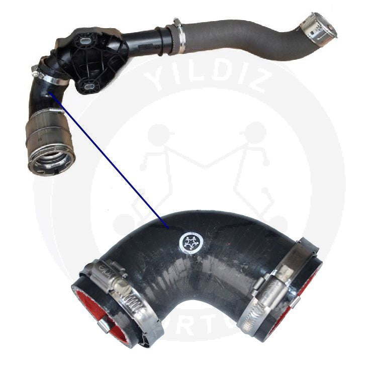 High-quality and reinforced Turbo Hose 144603730R-2, compatible with Nissan, Renault, Vauxhall/Opel 2nd image