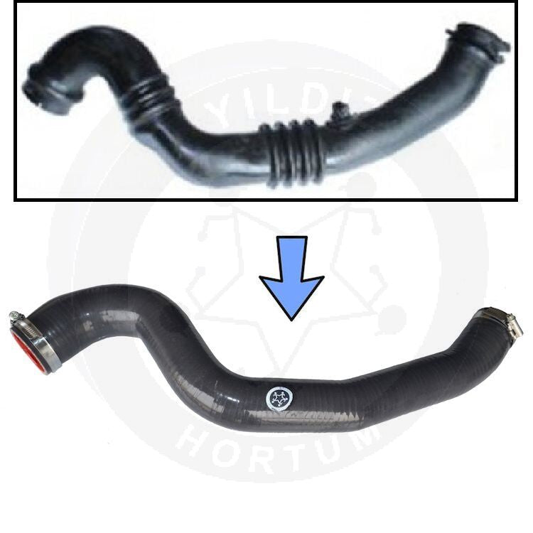 High-quality and reinforced Turbo Hose 3M516C646YH, compatible with Ford, Volvo
