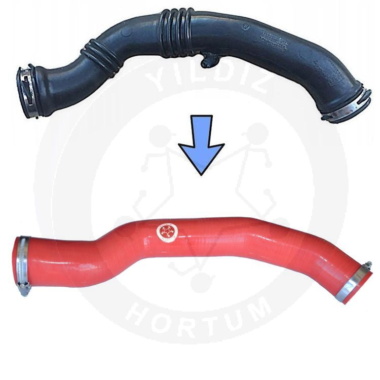 High-quality and reinforced Turbo Hose 3M516C646UD, compatible with Ford