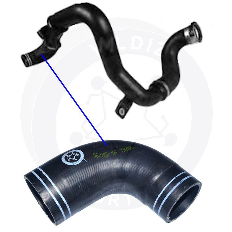High-quality and reinforced Turbo Hose 50517519, compatible with Alfa Romeo 2nd image