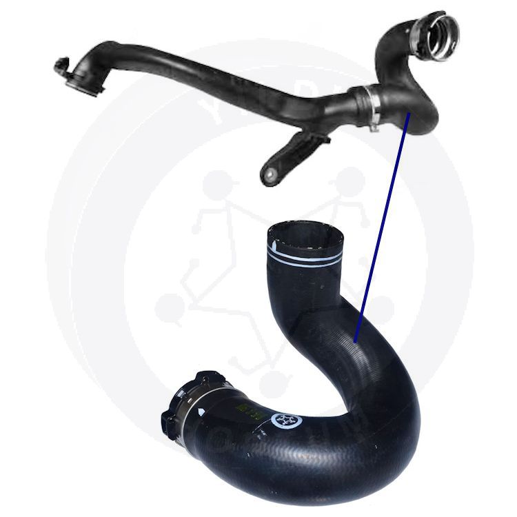 High-quality and reinforced Turbo Hose 50516205, compatible with Alfa Romeo 2nd image