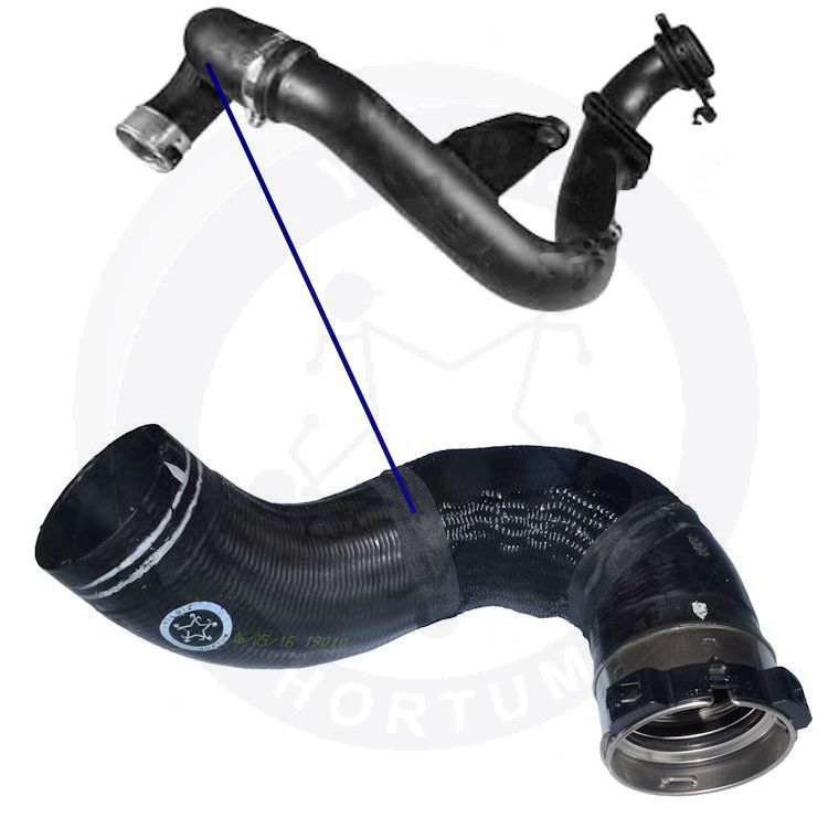 High-quality and reinforced Turbo Hose 50517523, compatible with Alfa Romeo 2nd image