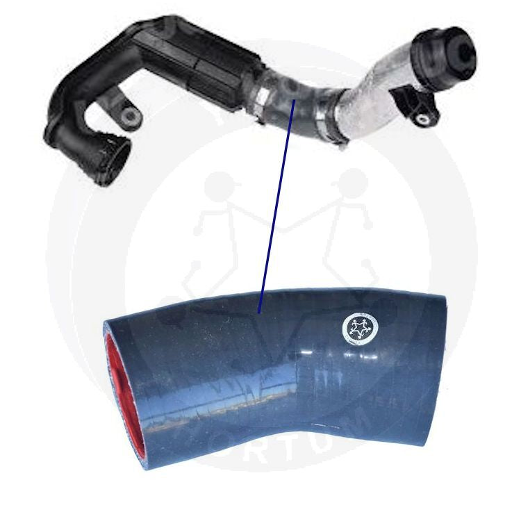 High-quality and reinforced Turbo Hose 6260900042, compatible with Mercedes-Benz 2nd image