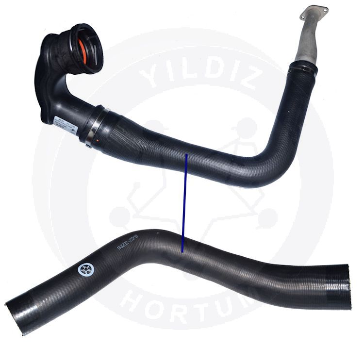 High-quality and reinforced Turbo Hose 860408, compatible with Vauxhall/Opel 2nd image