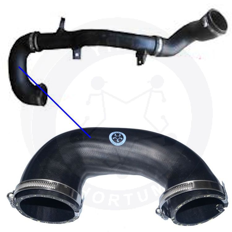 High-quality and reinforced Turbo Hose 835876-1, compatible with Vauxhall/Opel 2nd image