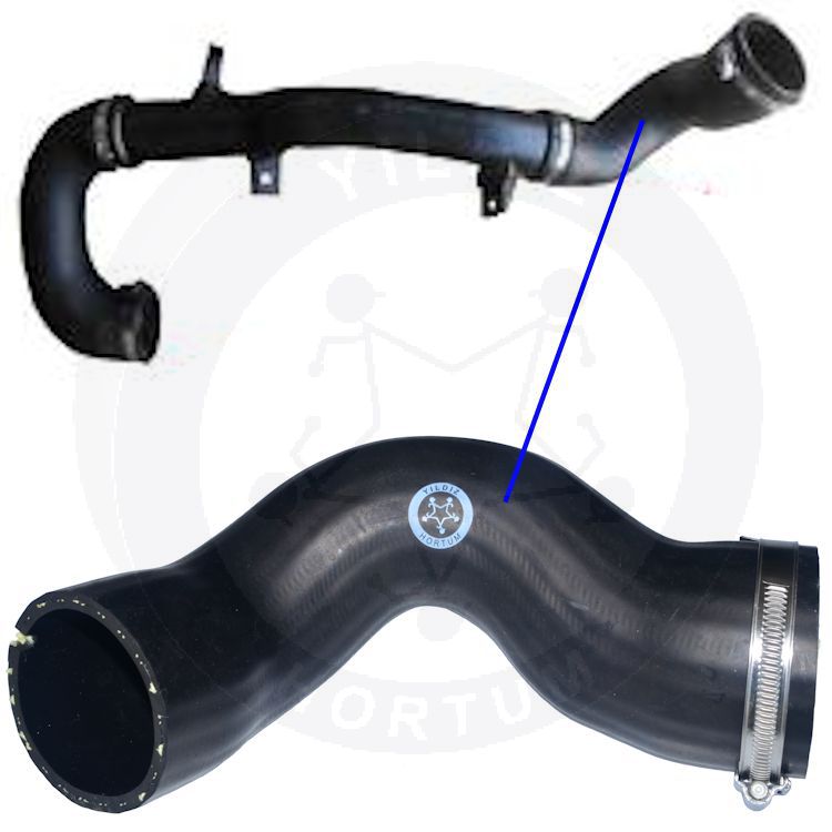 High-quality and reinforced Turbo Hose 835876-2, compatible with Vauxhall/Opel 2nd image