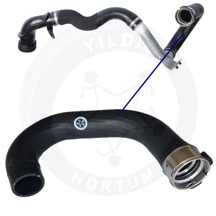 High-quality and reinforced Turbo Hose 1302287, compatible with Vauxhall/Opel 2nd image
