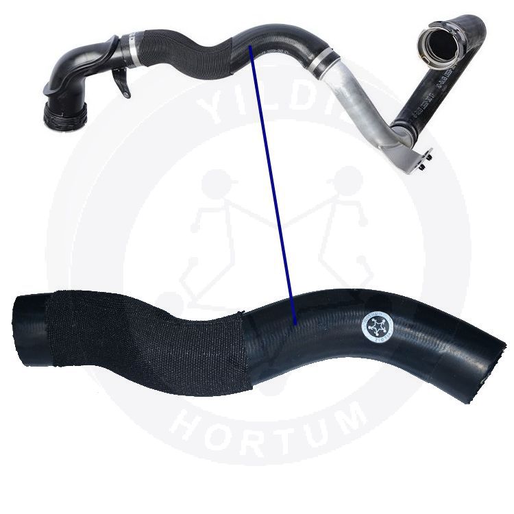 High-quality and reinforced Turbo Hose 95371558, compatible with Vauxhall/Opel 2nd image