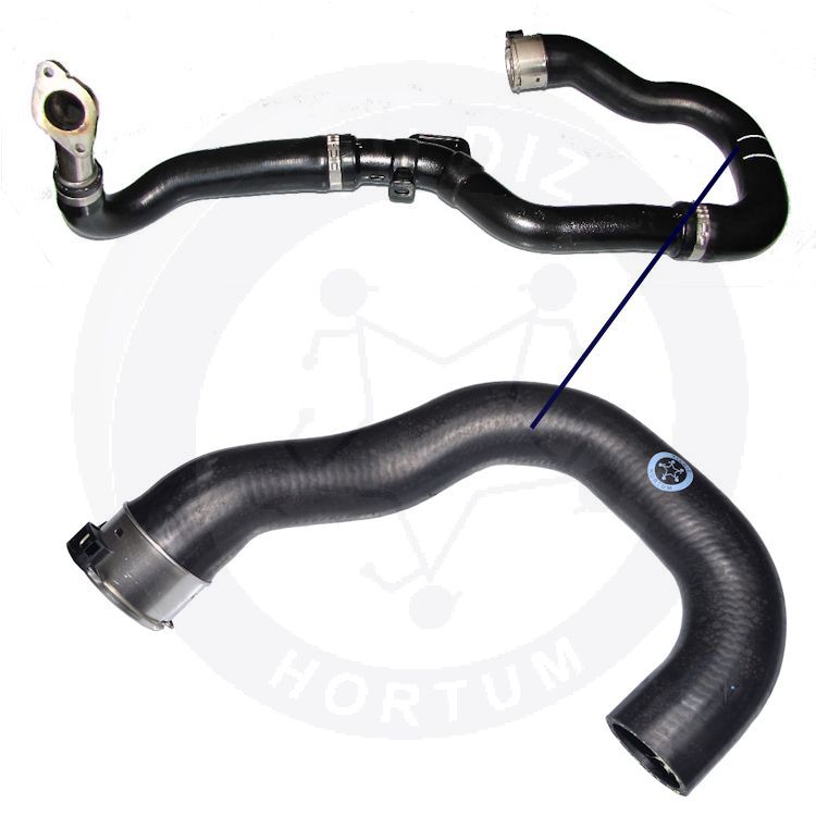 High-quality and reinforced Turbo Hose 5860547-1, compatible with Vauxhall/Opel 2nd image
