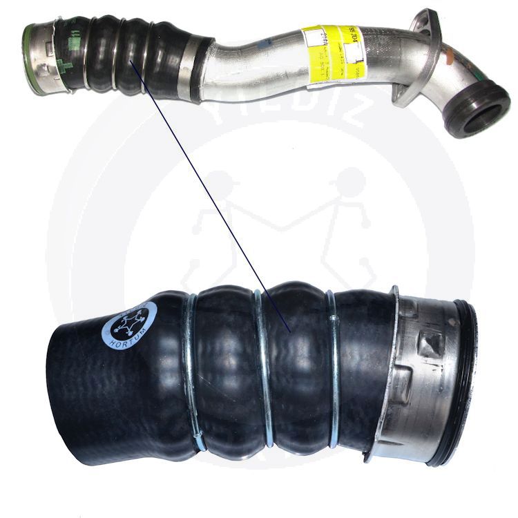 High-quality and reinforced Turbo Hose 11617795304, compatible with BMW 2nd image