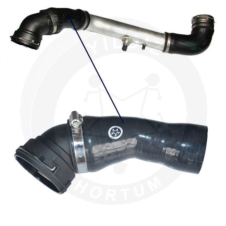High-quality and reinforced Turbo Hose 11617799400-1, compatible with BMW 2nd image