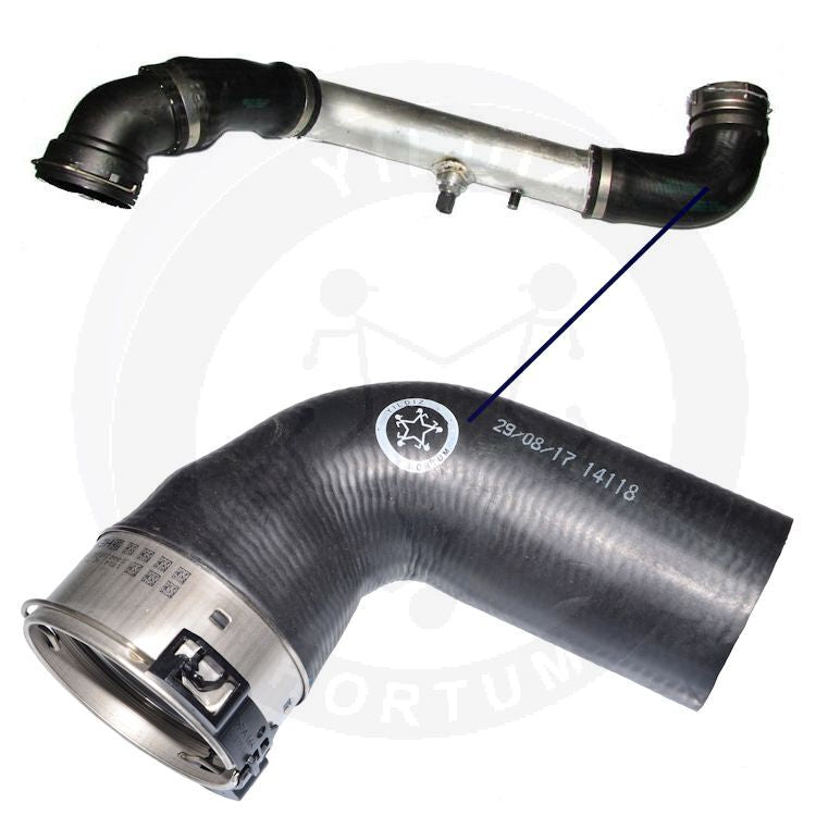 High-quality and reinforced Turbo Hose 11617799400-2, compatible with BMW 2nd image