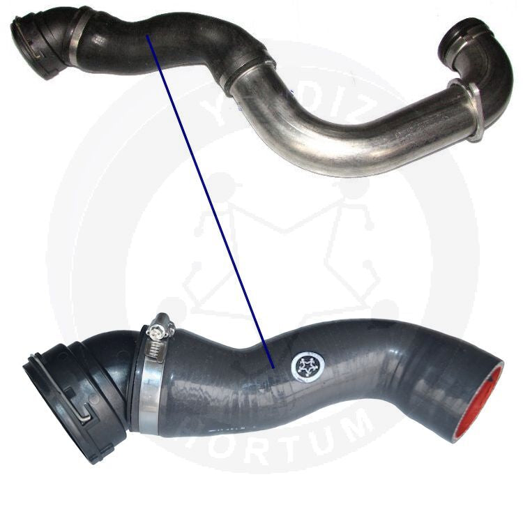 High-quality and reinforced Turbo Hose 11617787468, compatible with BMW 2nd image