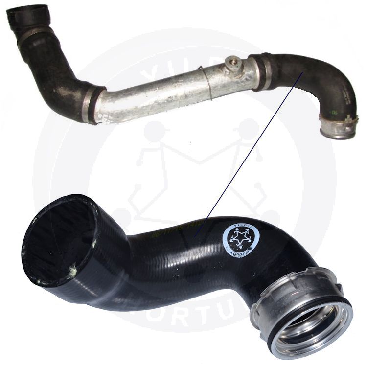 High-quality and reinforced Turbo Hose 11613450222-1, compatible with BMW 2nd image