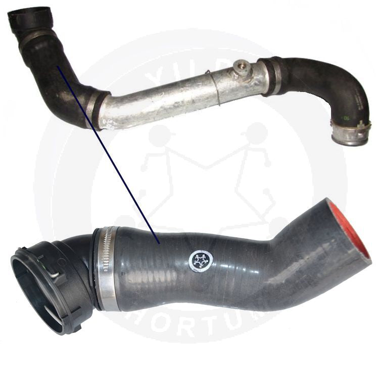 High-quality and reinforced Turbo Hose 11613450222-2, compatible with BMW 2nd image