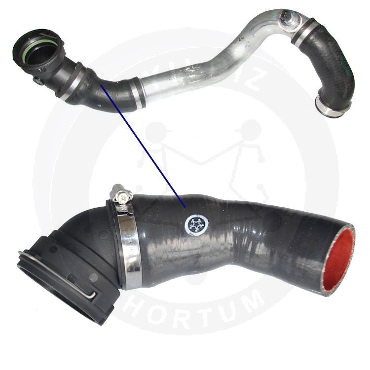 High-quality and reinforced Turbo Hose 11617799398-2, compatible with BMW 2nd image