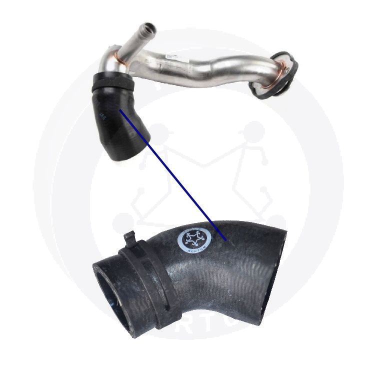 High-quality Coolant Hose 11537516414, compatible with BMW 2nd image