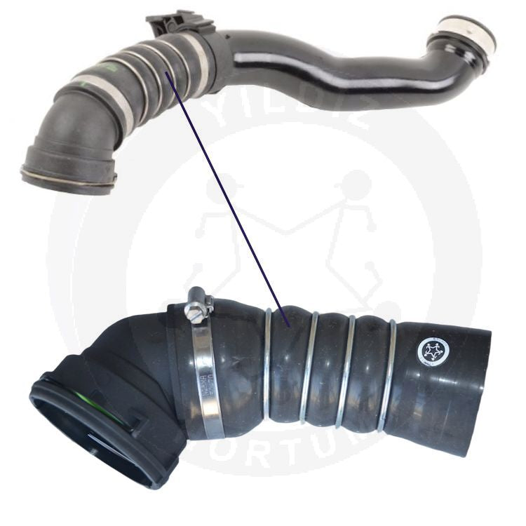 High-quality and reinforced Turbo Hose 11618506079, compatible with BMW 3rd image