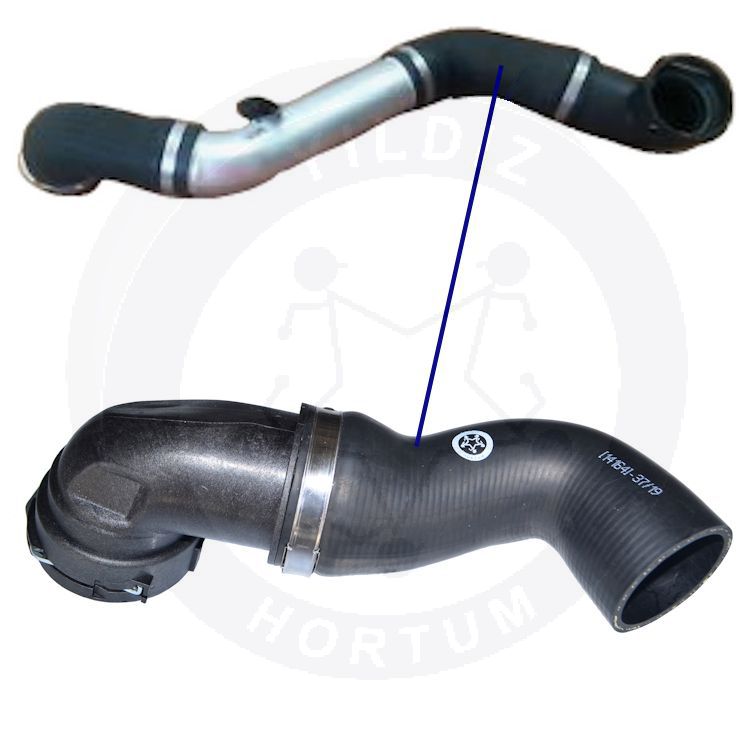 High-quality and reinforced Turbo Hose 11613415784-2, compatible with BMW 2nd image