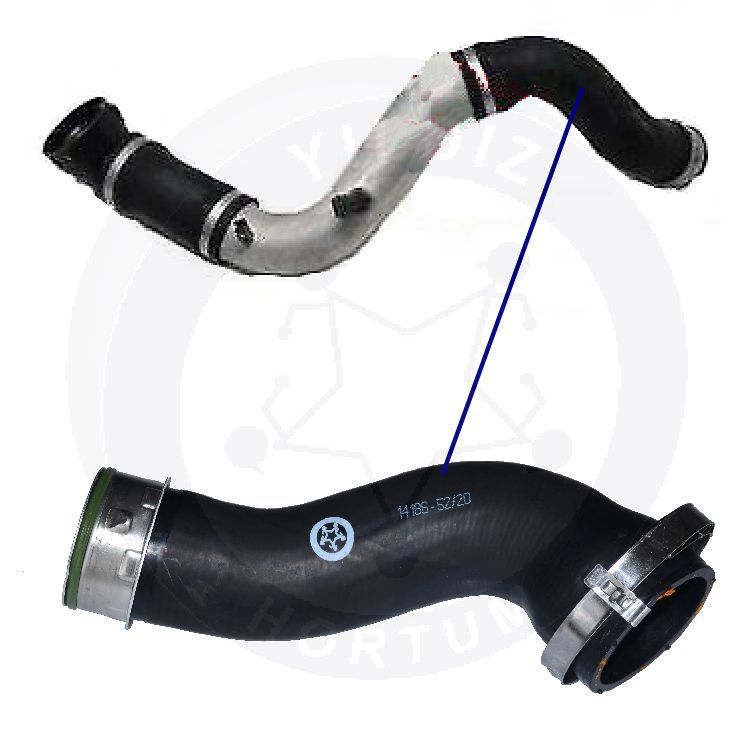 High-quality and reinforced Turbo Hose 11617790524, compatible with BMW 2nd image