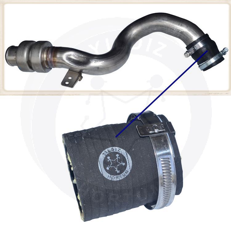 High-quality and reinforced Turbo Hose PNH500034, compatible with Land Rover 2nd image