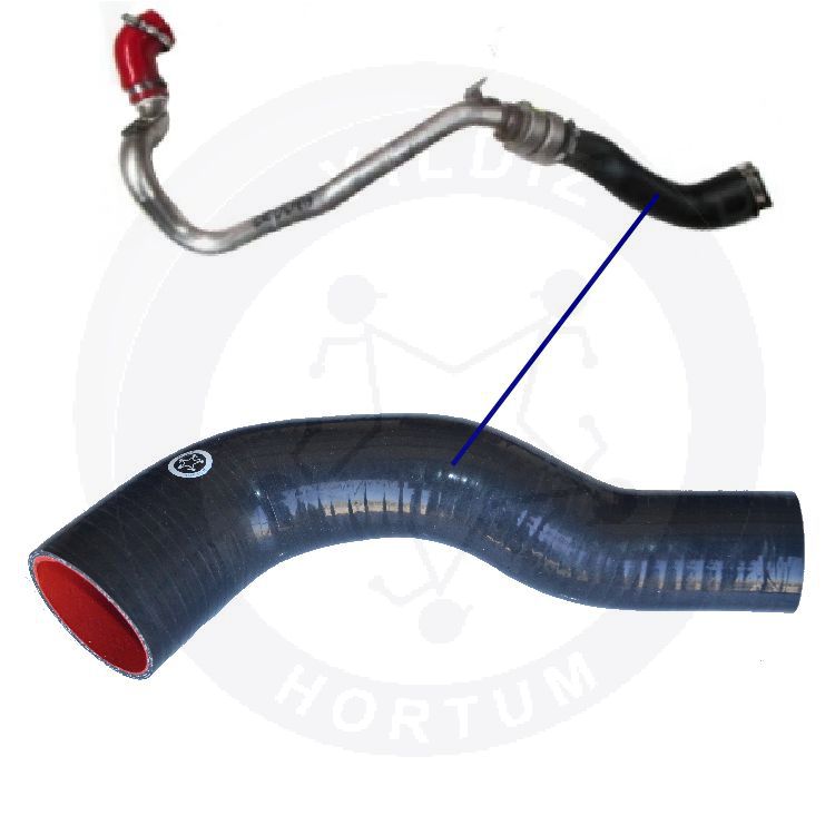High-quality and reinforced Turbo Hose LR041818-1, compatible with Land Rover 2nd image