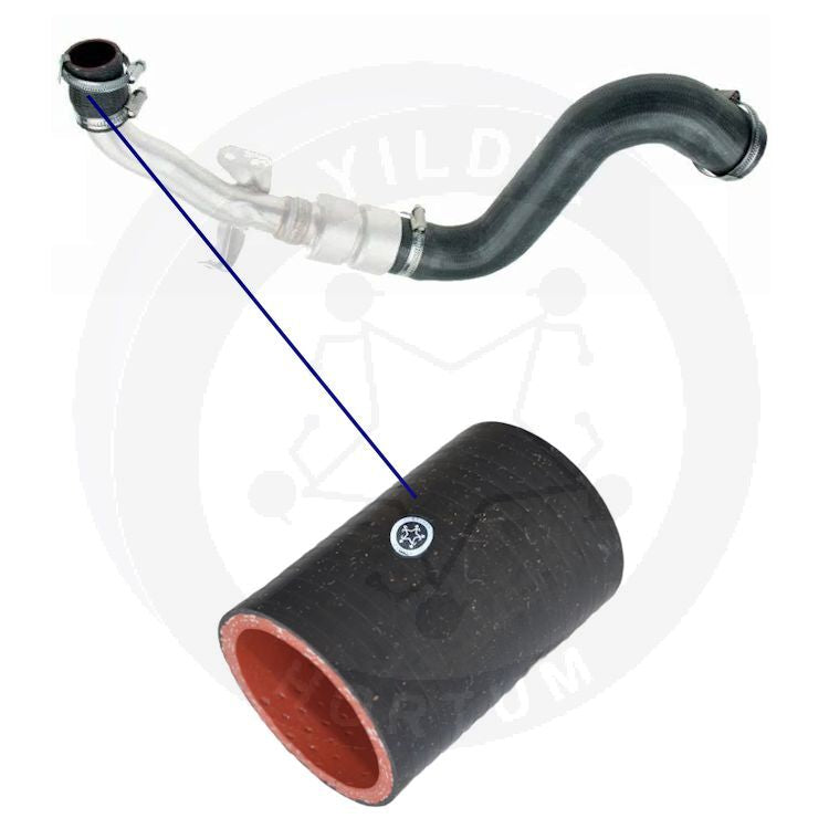 High-quality and reinforced Turbo Hose PNH500460-2, compatible with Land Rover 2nd image
