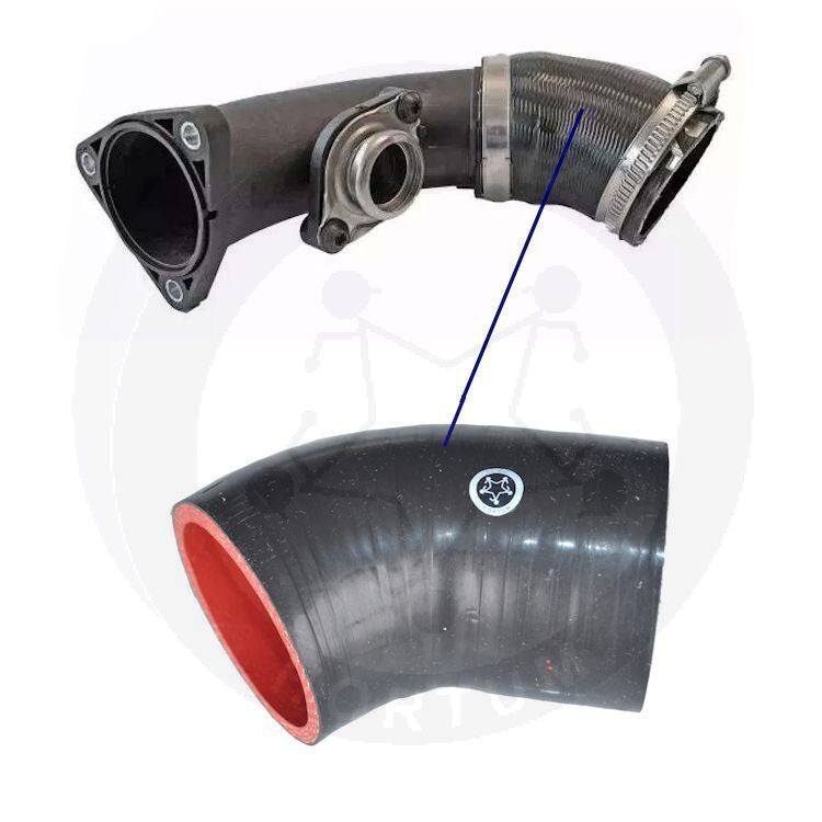 High-quality and reinforced Turbo Hose 04B145762B, compatible with Volkswagen, Seat, Skoda, Audi 2nd image