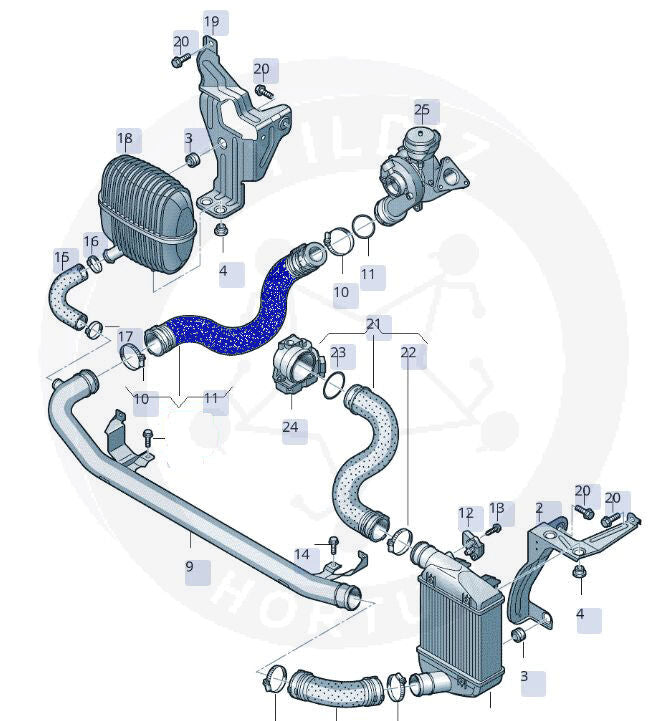 Turbo Hose 4F0145738R