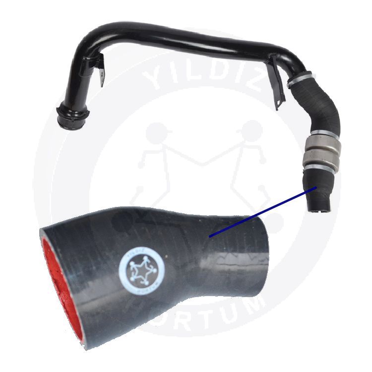 High-quality and reinforced Turbo Hose 0382.LY-1, compatible with Fiat, Peugeot, Citroen 2nd image