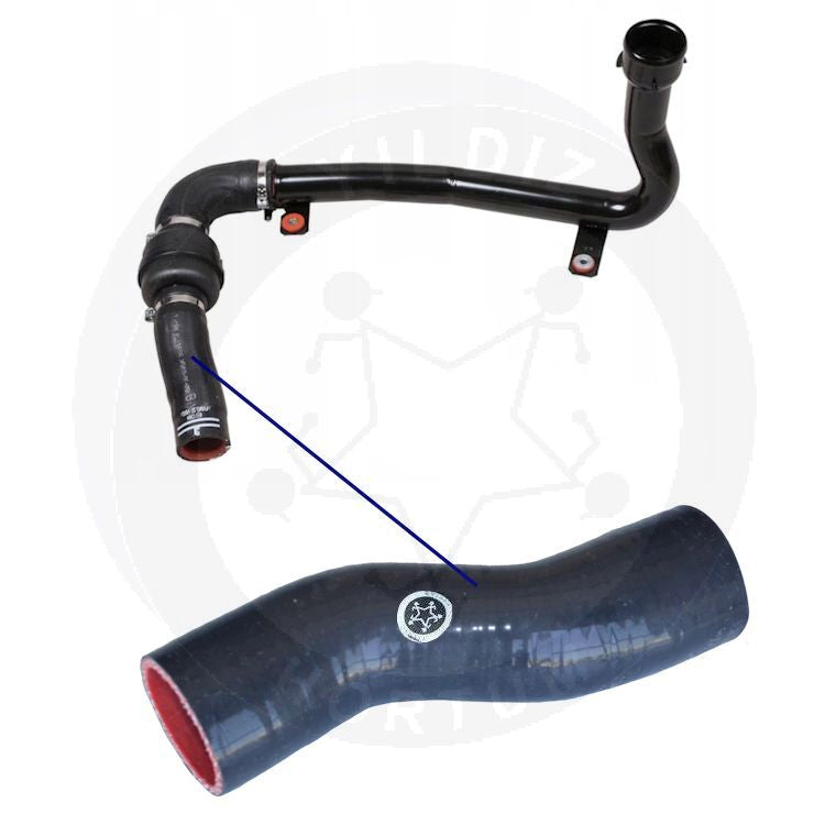 High-quality and reinforced Turbo Hose 1638153280-1, compatible with Peugeot, Citroen 2nd image