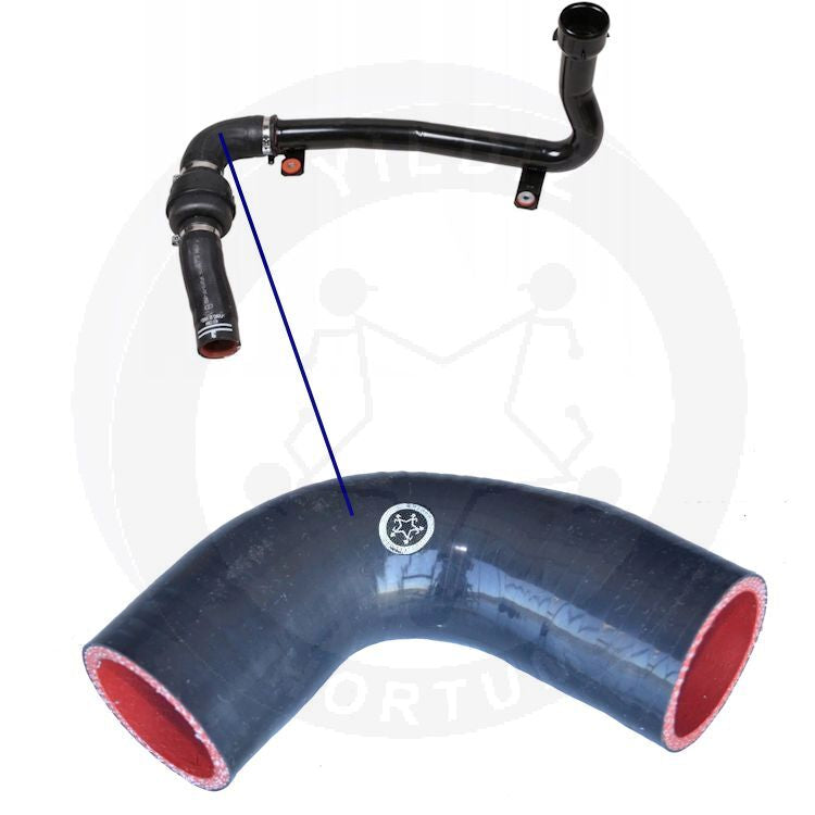 High-quality and reinforced Turbo Hose 1638153280-2, compatible with Peugeot, Citroen 2nd image