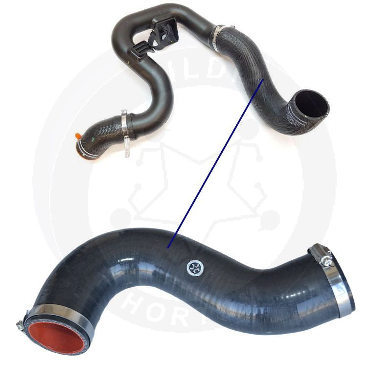 High-quality and reinforced Turbo Hose 1614084380-2, compatible with Citroen, Peugeot 2nd image