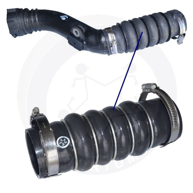 High-quality and reinforced Turbo Hose 8200296596, compatible with Renault 2nd image
