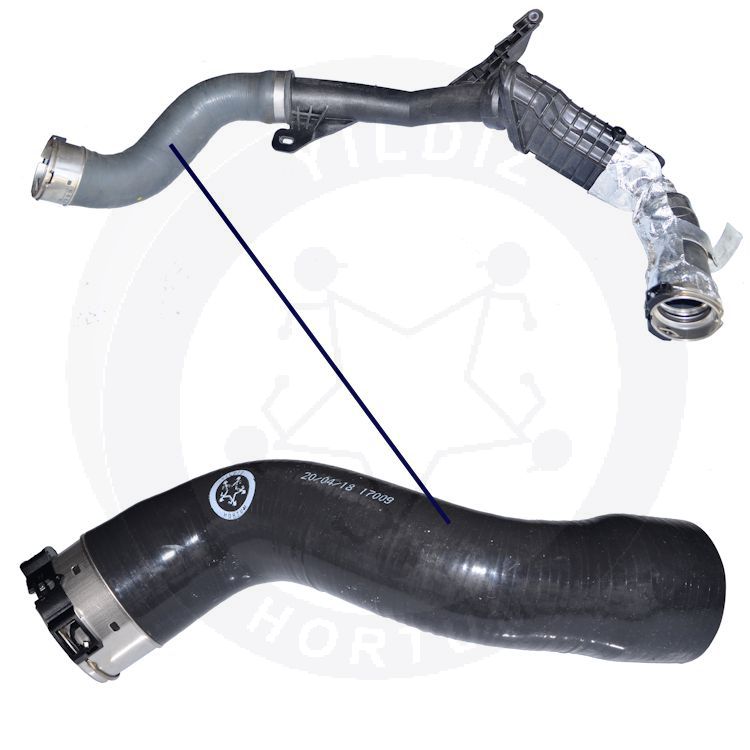 High-quality and reinforced Turbo Hose 144609034R-1, compatible with Renault 2nd image