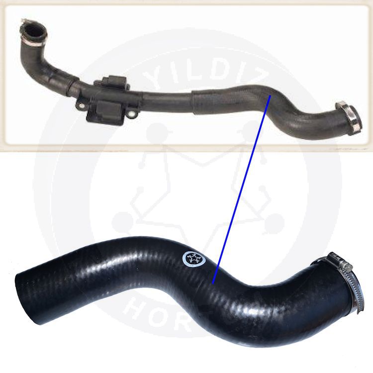 High-quality and reinforced Turbo Hose 8200534296-2, compatible with Renault 2nd image