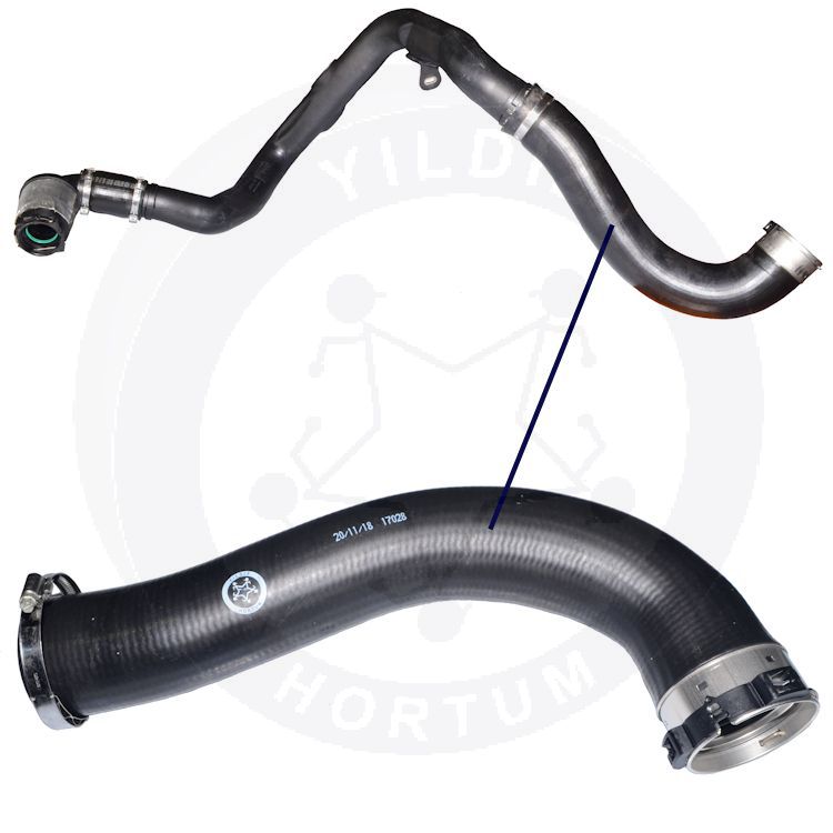 High-quality and reinforced Turbo Hose 8200730589-1, compatible with Renault, Vauxhall/Opel 2nd image