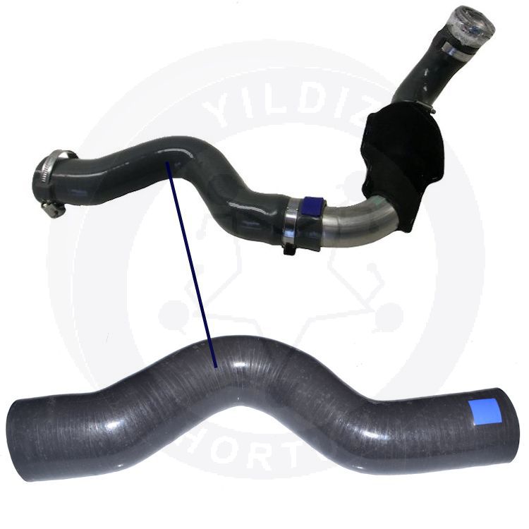 High-quality and reinforced Turbo Hose 8200648187-1, compatible with Renault, Vauxhall/Opel 2nd image