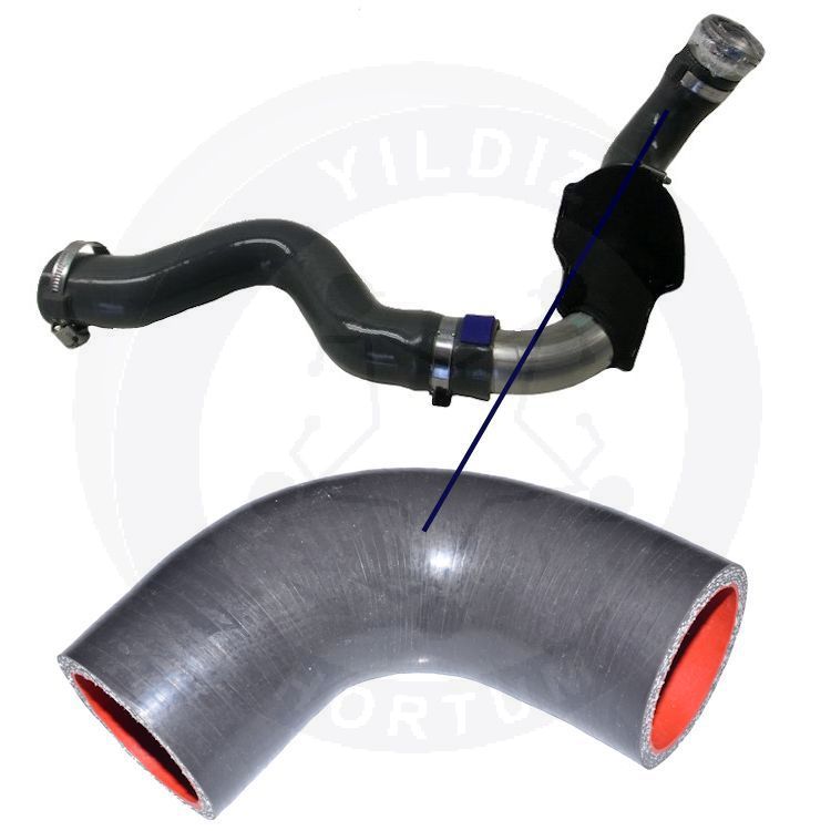 High-quality and reinforced Turbo Hose 8200648187-2, compatible with Renault, Vauxhall/Opel 2nd image