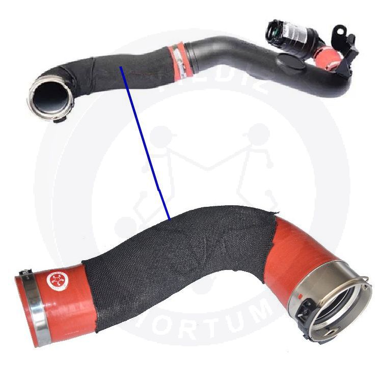 High-quality and reinforced Turbo Hose 144600828R,4421018,1446300Q1, compatible with Nissan, Renault, Vauxhall/Opel 2nd image