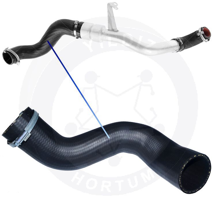 High-quality and reinforced Turbo Hose 6G916K683DG-1, compatible with Ford 2nd image