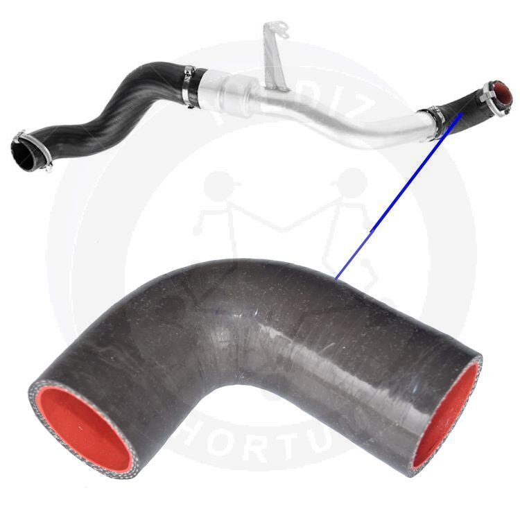 High-quality and reinforced Turbo Hose 6G916K683DG-2, compatible with Ford 2nd image
