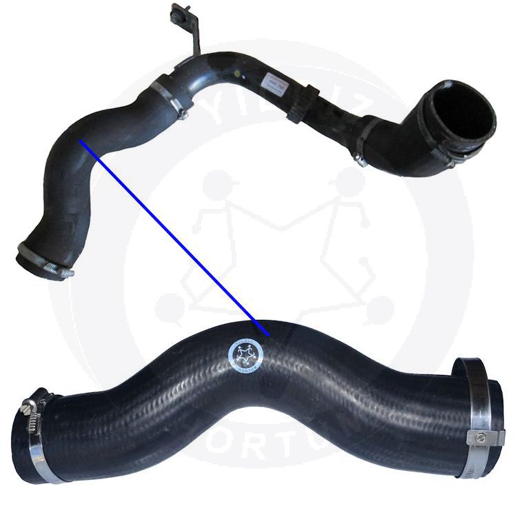 High-quality and reinforced Turbo Hose 8G916K683AC-1, compatible with Ford 2nd image