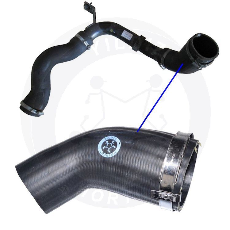 High-quality and reinforced Turbo Hose 8G916K683AC-2, compatible with Ford 2nd image