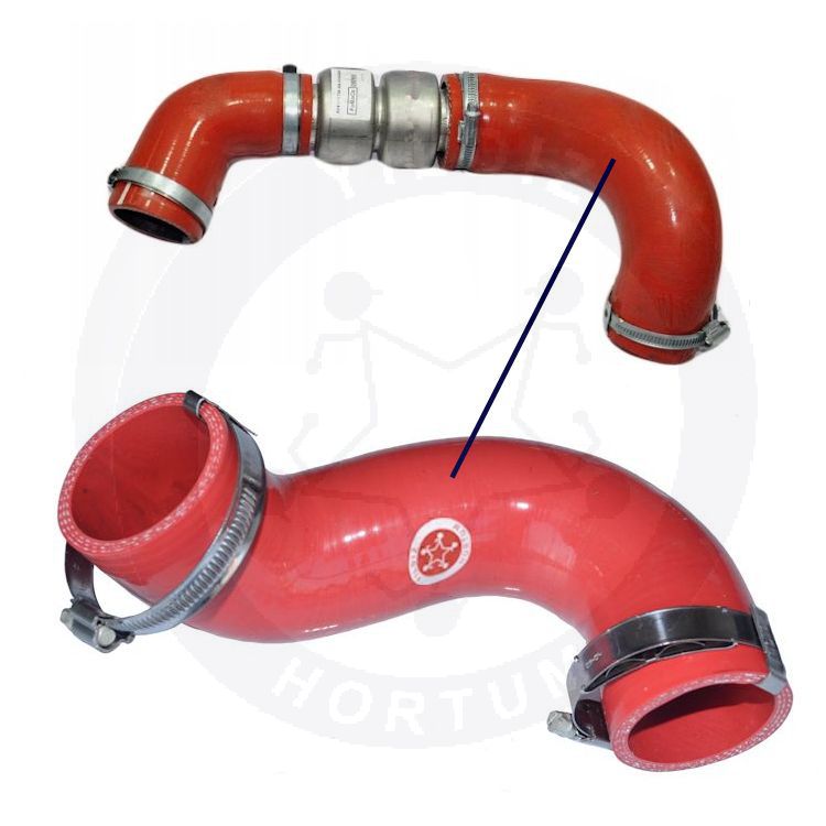 High-quality and reinforced Turbo Hose AV416C700AB-1, compatible with Ford 2nd image